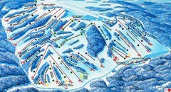 Afton Alps Ski Area Ski Trail Map