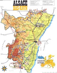 Alsace - Bas Rhin Map