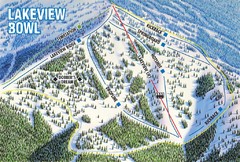Brundage Mountain Resort Lakeview Bowl Ski...