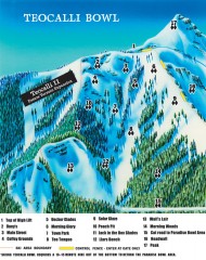 Crested Butte Mountain Resort Ski map...