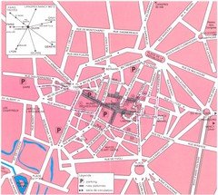 Dijon centre Map