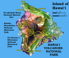 Hawai'i Volcanoes Map