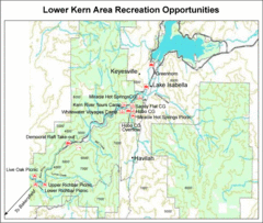 Lower Kern River (Kern Canyon) Area Recreation...