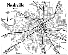Nashville City Map