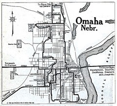 Omaha Nebraska 1920 Map