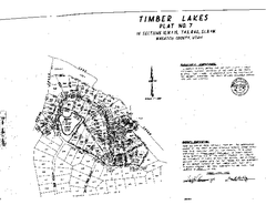 Timber Lakes Plat 7 Map