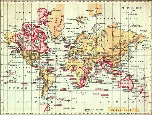 1897 British Empire Map