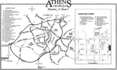 Athens, Georgia City Map