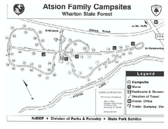 Atsion Campground Map