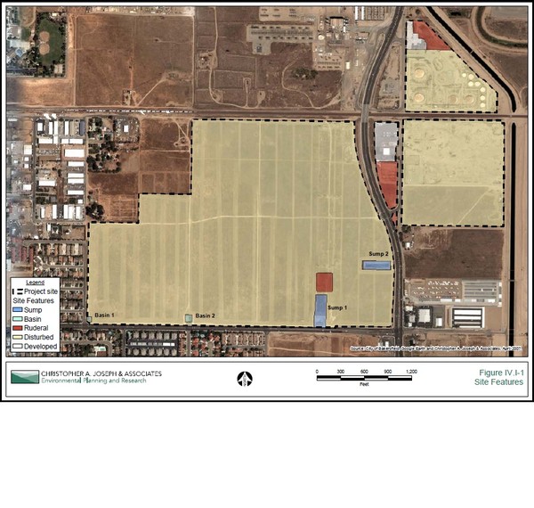 Bakersfield Commons Site Existing Conditions Map