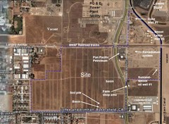 Bakersfield Commons Site Features Map