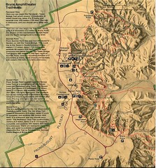 Brycec Canyon National Park Map