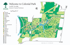 Colonial Park, Somerset, NJ Map