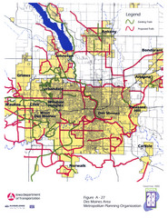 Des Moines, Iowa City Map