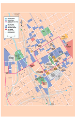 Downtown San Jose, California Map