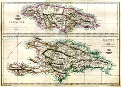 Haiti and Jamaica Map