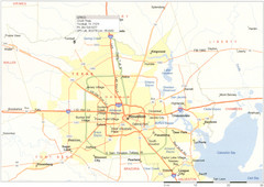 Houston Metropolitan Map