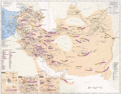 Iran Sasanian Dynasty Map