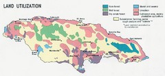 Jamaica - Land Utilization 1968 Map