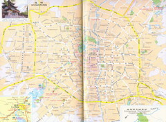 Kunming City,Yunnan, China Map