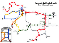 Mammoth Transit Map
