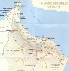 Northern Oman Map
