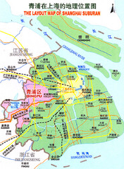 Qingpu District Tourist Map