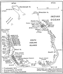 South Keeling islands Map