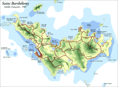 St. Barthelemy Map