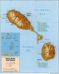 St. Kitts and Nevis Map