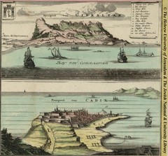 1733 Gibraltar Map
