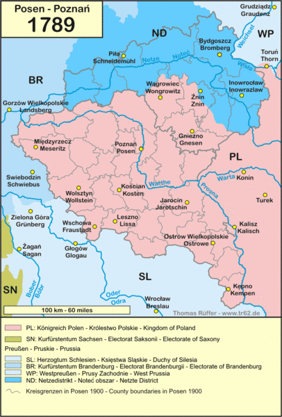 1789 Poland Map