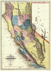 1851 California Regional Map