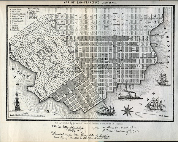 1852 San Francisco Map