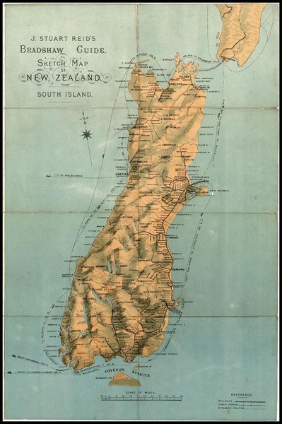 1880 New Zealand Map