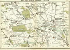 1899 London Railway Map