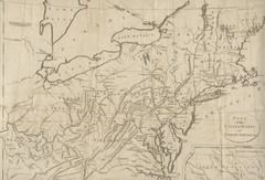 18th Century United States Map