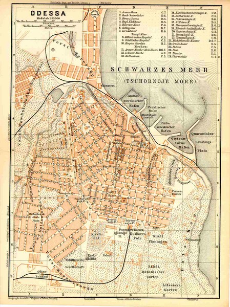 1905 Odessa Map