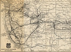 1925 Union Pacific Railroad Map Part 1