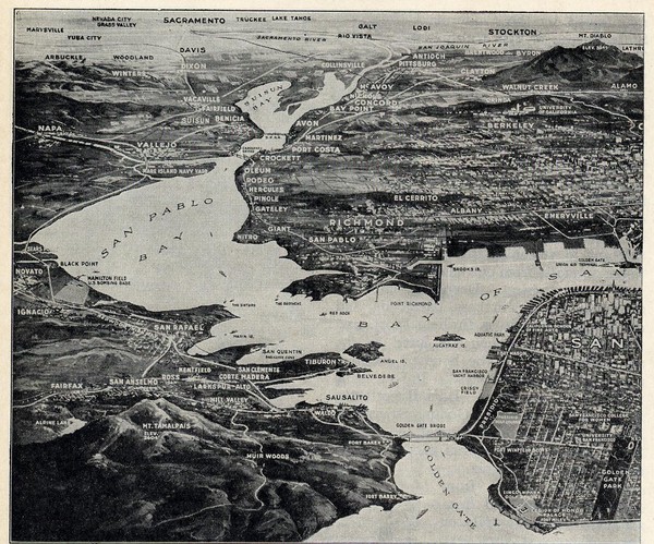 1936 San Francisco Bay Area Map Part 1