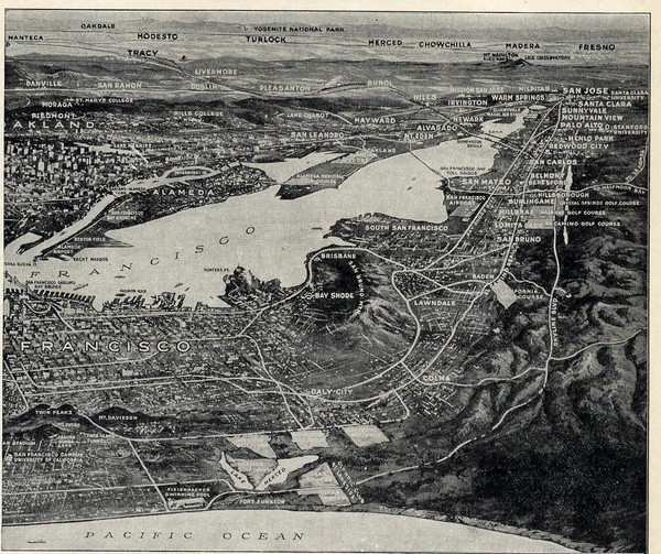 1936 San Francisco Bay Area Map Part 2