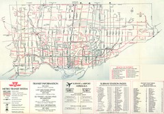 1976 Toronto City Map