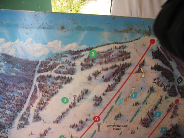 2001 Wintergreen Downhill Map Part 1
