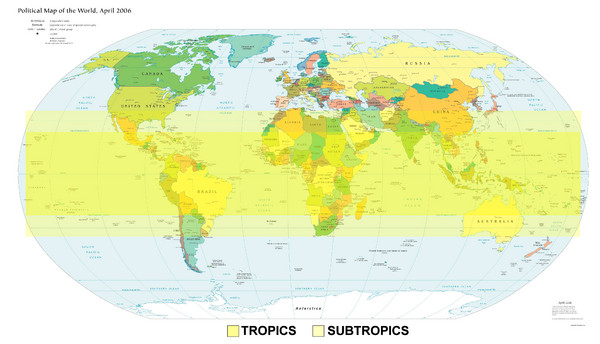 2006 Political Map of the World