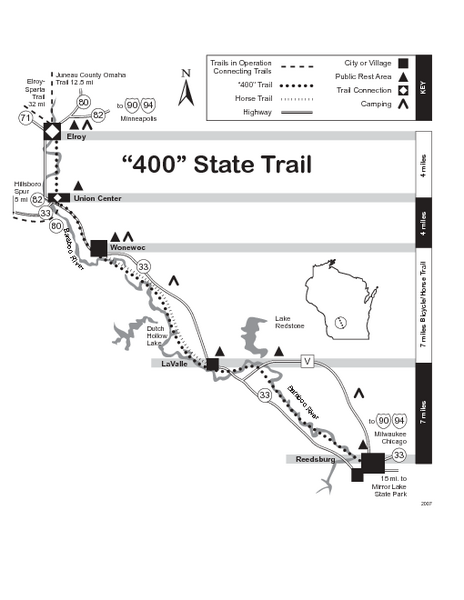 400 State Trail Map