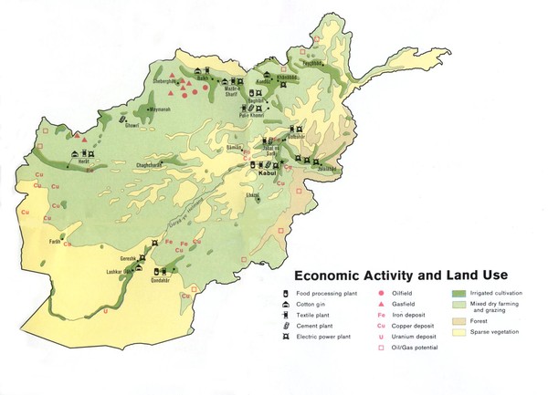 AFG Economic Activty Map