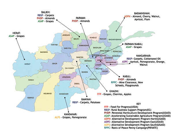 AFG Security & Poppy Cultivation 2008 Map