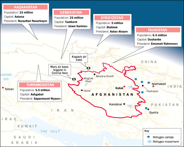 AFG Surrounding Population Map