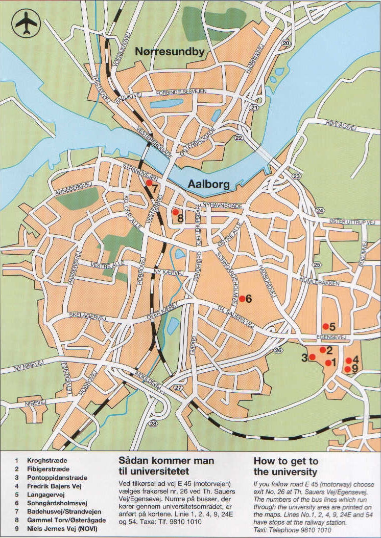 Aalborg City Map - Aalborg Denmark • mappery