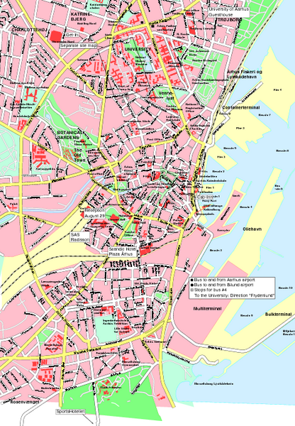 Aarhus City Map
